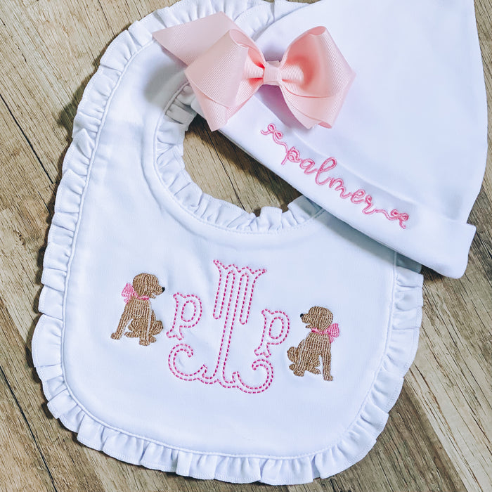 Infant Hat & Bib Set