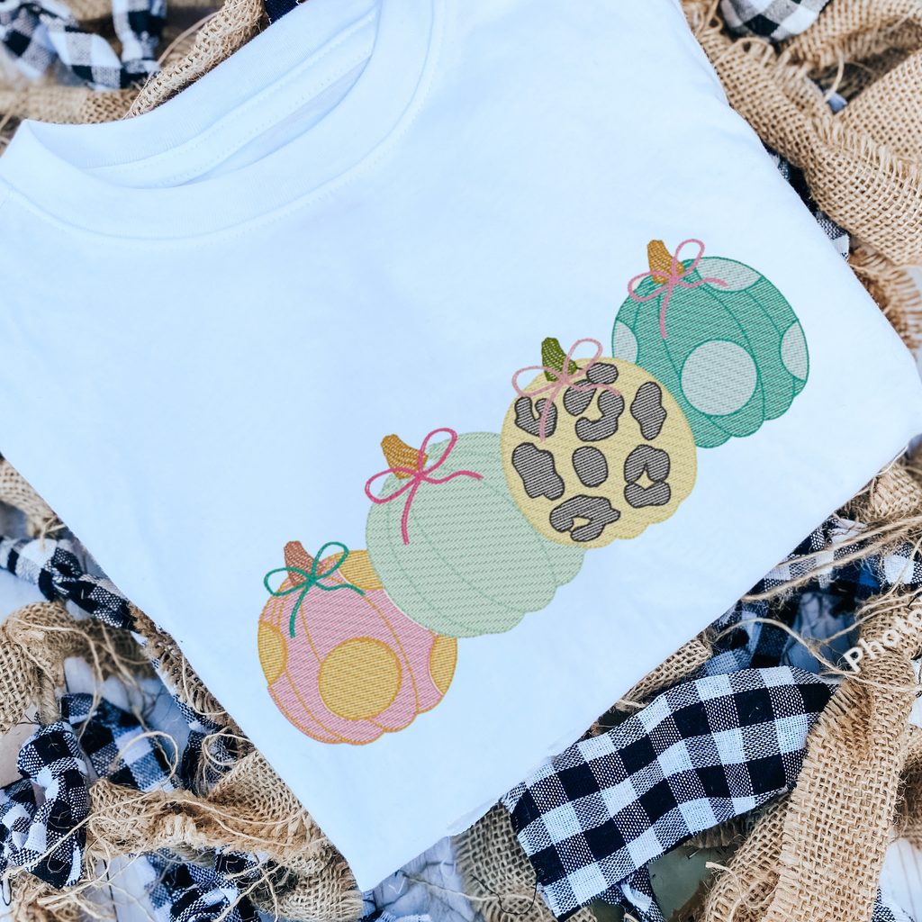 Pumpkins　Bow　Co.　Itsy　Girly　The　–　Tee　Bitsy