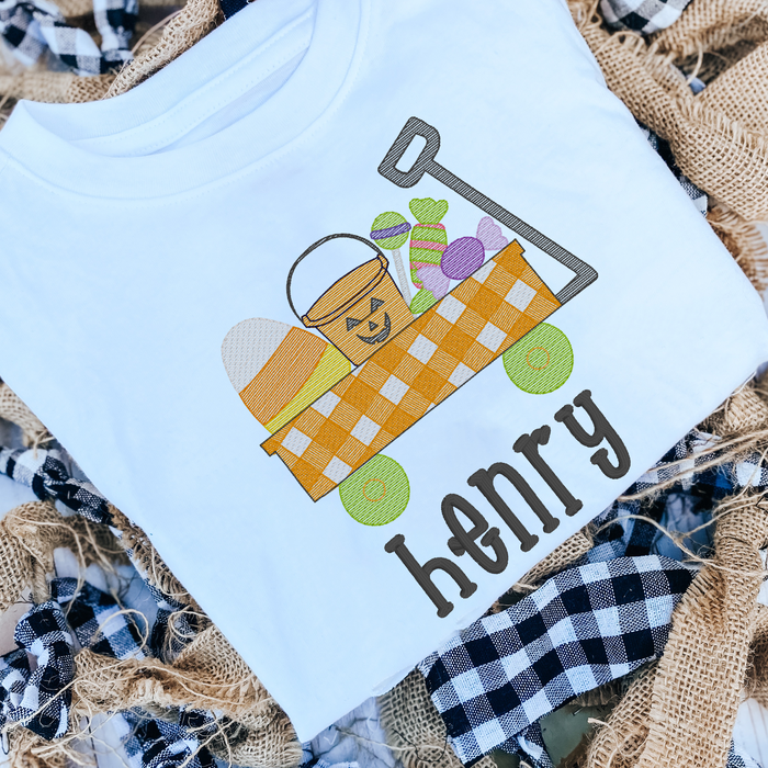 Candy-filled Wagon Tee